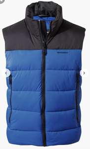 Craghoppers Mens' Blue / Black gilet S - XXL with code