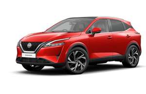 Nissan Qashqai Hatchback 1.3 DiG-T MH N-Connecta 5dr, Flame Red, Petrol , May'22 registered - deliver mileage - £23,994 @ New Car Discount