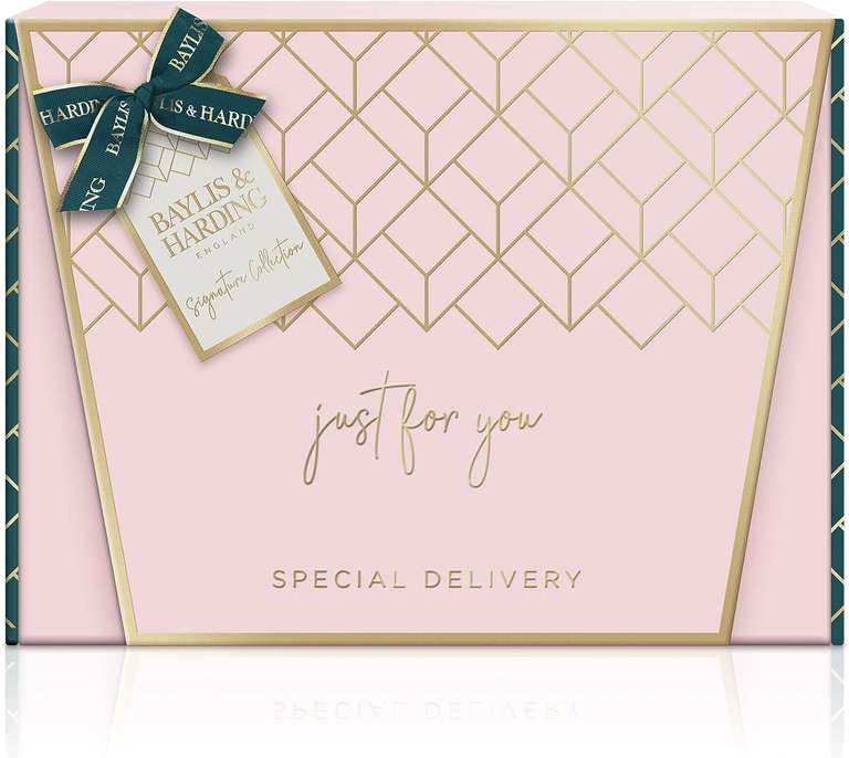 Baylis & Harding Signature Collection Jojoba, Vanilla & Almond Oil Just For You Luxury Special Delivery Gift Set