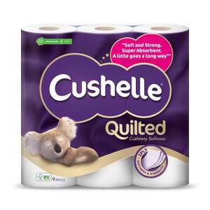 Cushelle Quilted 3-Ply Toilet Tissue, 45 Rolls x2 (90 total) - £49.98 online @ Costco