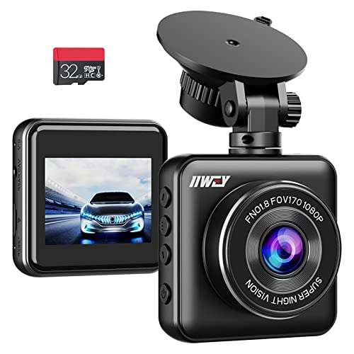 IIWEY Dash Cam Front 1080P Mini Size with 32GB SD Card £29.59 Dispatches from Amazon Sold by IIWEY GLOBAL