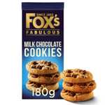 Fox's Fabulous Cookies 180g (White Chocolate / Milk Chocolate / Half Coated Milk Chocolate) - £1 @ Iceland