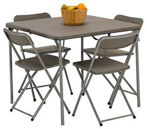 Vango Woodland Table and Chair Set Camping Furniture - Grey [Amazon Exclusive] £77.70 @ Amazon