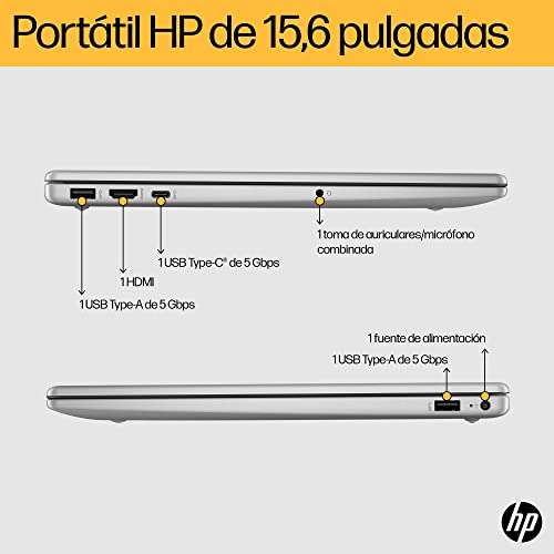 HP 15-fd0052ns Laptop 15.6" Full HD, Core i5-1334U, 16GB RAM, 512GB SSD, Intel Iris Xe Graphics, Windows 11 Home - Keyboard QWERTY Español