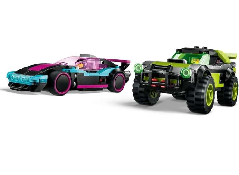 LEGO City Modified Racing Cars 2K DRIVE Toys Set - 2 cars & 2 minfigs 60396 - Free Click & Collect