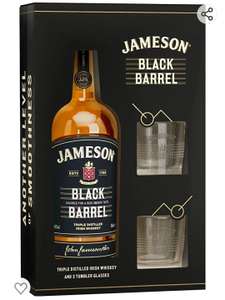 Jameson Black Barrel Gift Set - £28.20 @ Amazon