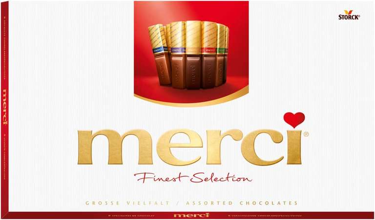 MERCI Finest Milk & Dark Chocolate Box, 400g - £5 at checkout @ Amazon