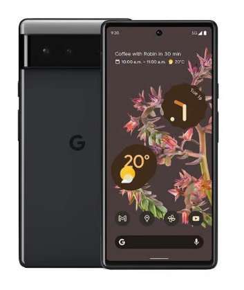 Google Pixel 6 Unlocked Android 5G Smartphone 128 GB Stormy Black Mobile Phone - £299 @ Currys