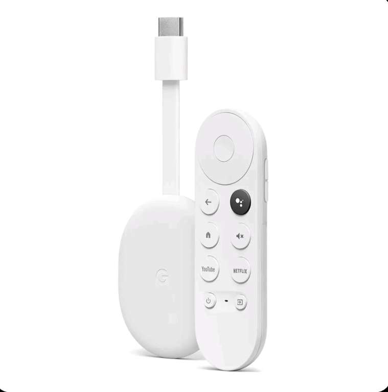 Google Chromecast with Google TV | 4K | 2020 | Snow opened-never used £39.16 with code @ red-rock-uk eBay