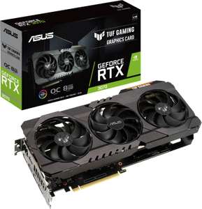 ASUS GeForce RTX 3070 TUF OC 8GB Graphics Card - £495.49 using code + Plus Get £65 Cashback (See Below) @ CCL