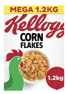 Kellogg's Corn Flakes Cereal 1.2kg three for £10 @ Iceland instore and online
