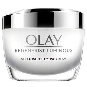Olay Regenerist Luminous Anti-Ageing Skin Tone Perfecting Cream with Niacinamide 50ml - £10 / £9.50 Subscribe & Save @ Amazon