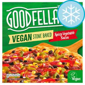 Goodfellas Vegan Spicy Vegetable Salsa Pizza 375G - £1.25 Clubcard Price @ Tesco