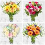 Extra 50% off all already discounted Flowers at 123 Flowers with Wowcher code + Free Delivery (ie Season joy bouquet £13.50 delivered)