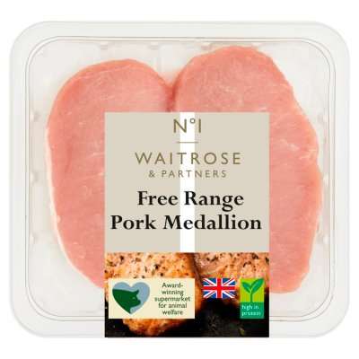 No.1 Free Range Pork Medallions 240g - £3.50 @ Waitrose