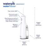Waterpik White Cordless Select Water Flosser, Removes Plaque & Improves Gum Health, 360-Degree Tip Rotation, Global Voltage, Safe Implants