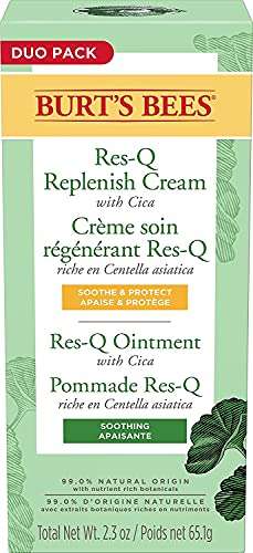 Burt's Bees 100% Natural Multipurpose Res-Q Ointment and Cream, Twin Pack: £9.76 (£8.78/£8.30 S & S) + 20% Voucher On 1st S&S @ Amazon