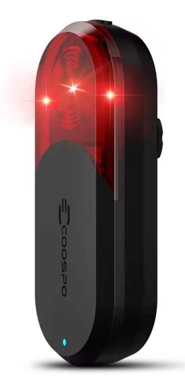 COOSPO TR70 Radar Tail Light Smart Bike Taillight Brake Warning IP67 Waterproof with code - COOSPO Official Store