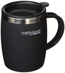 ThermoCafé by Thermos Desk Mug, Stainless Steel/Plastic, Soft Touch Black - £7.09 @ Amazon