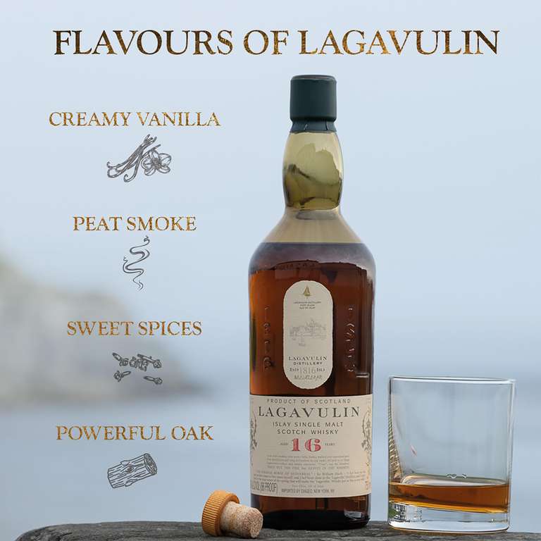 Lagavulin 16 Year Old Islay Single Malt Scotch Whisky