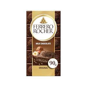 2 x Ferrero Rocher Original Milk Chocolate Bar and Hazelnut, 90g