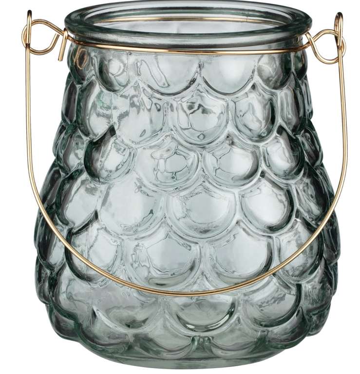 Scandi Shore Glass Tealight Holder - Grey - £1.50 Instore @ B&M (Norfolk)