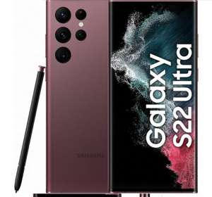 SAMSUNG Galaxy S22 Ultra 5G - 128 GB, Burgundy (Damaged Box) - £707.93 with code @ currys / ebay