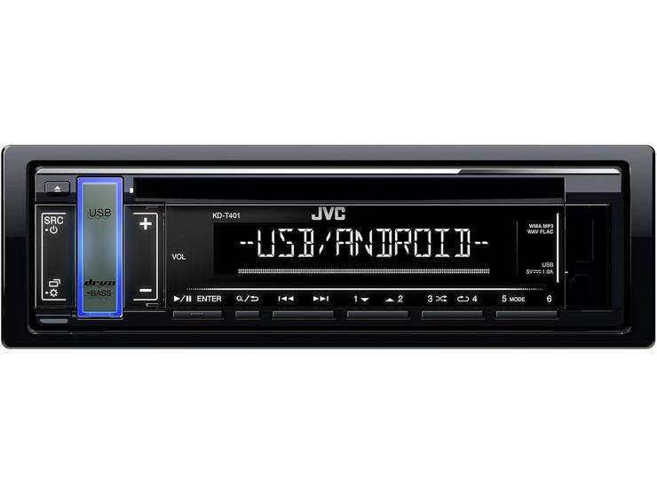 JVC KD-T401 Car Stereo (ex-display) - £40.50 with code / New £49.71 @ Halfords (free delivery with sign up)