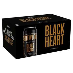 10x 440ml BrewDog Black Heart Stout - Clubcard Price