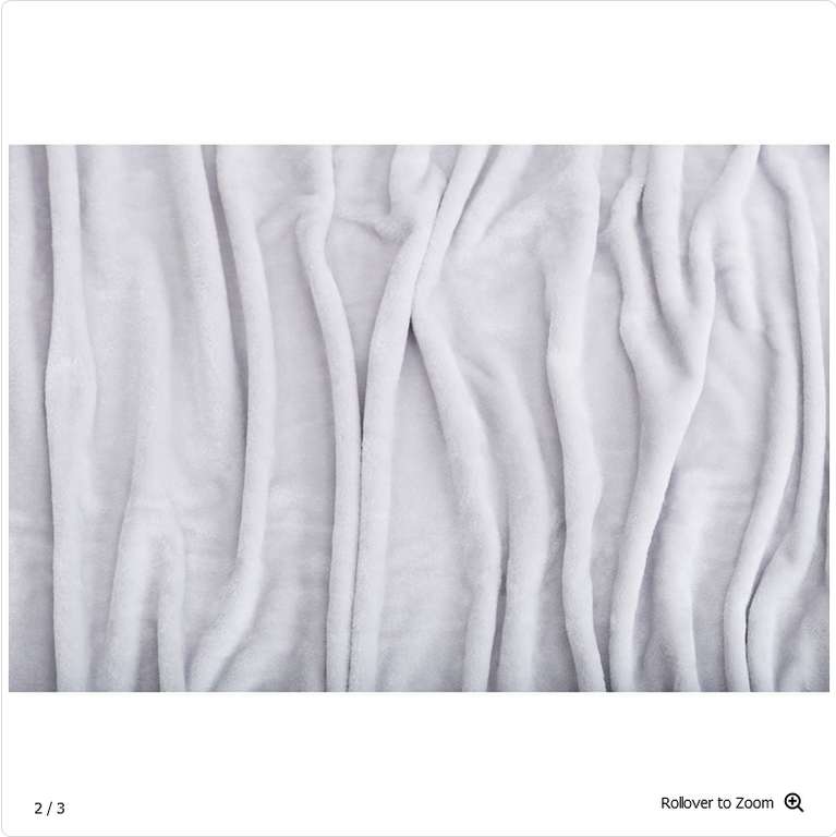 Wilko Silver Ultrasoft Throw 120 x 150cm : £3.00 + Free Click & Collect (Selected Locations Only) @ Wilko