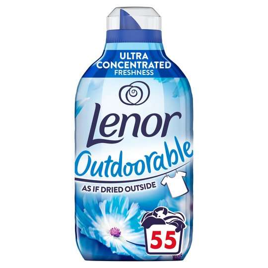 4 Lenor Outdoorable Spring Awakening Fabric Conditioner 55W 770Ml - 4 for 3 On Selected Household Products