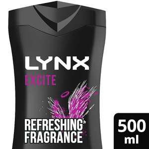 Lynx Excite Bodywash Shower Gel 500ml