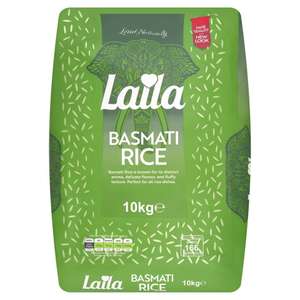 Laila Basmati Rice 10Kg - Clubcard Price