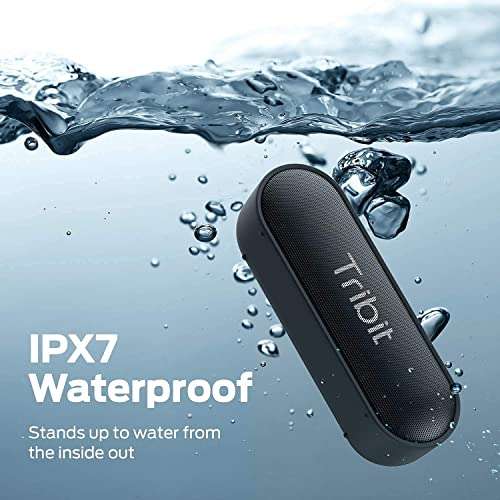 Tribit Bluetooth Speaker XSound Go [Upgraded] 16W Portable Wireless IPX7 Waterproof Speakers sold by TSMART FB Amazon
