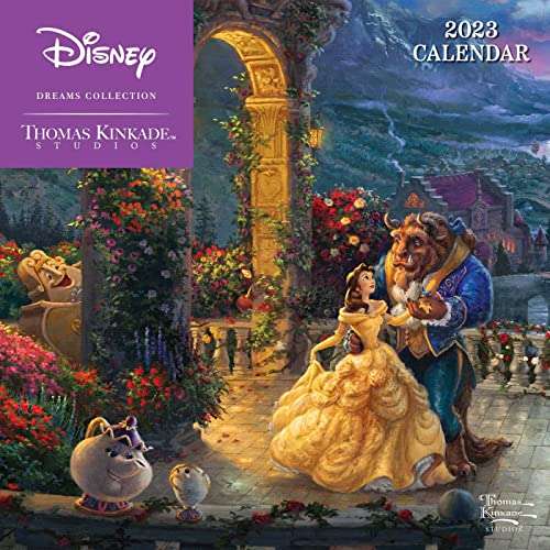 Disney Dreams Collection by Thomas Kinkade Studios: 2023 Mini Wall Calendar - £1.49 @ Amazon