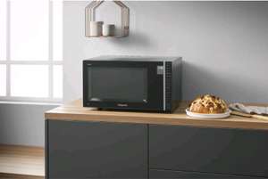 Hotpoint MWH301B 900 Watt 30 Litres Free Standing Microwave Black £65 (UK Mainland) @ ebay / AO