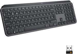 Logitech MX Keys Advanced Illuminated Wireless Keyboard, Bluetooth, Tactile Responsive Typing, Backlit Keys, USB-C, Black £79.99 @ Amazon