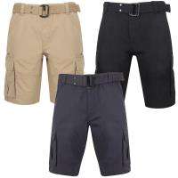 Ripstop Cotton Cargo Shorts + Belt (in 3 Colours Sizes S – XXL) with Code