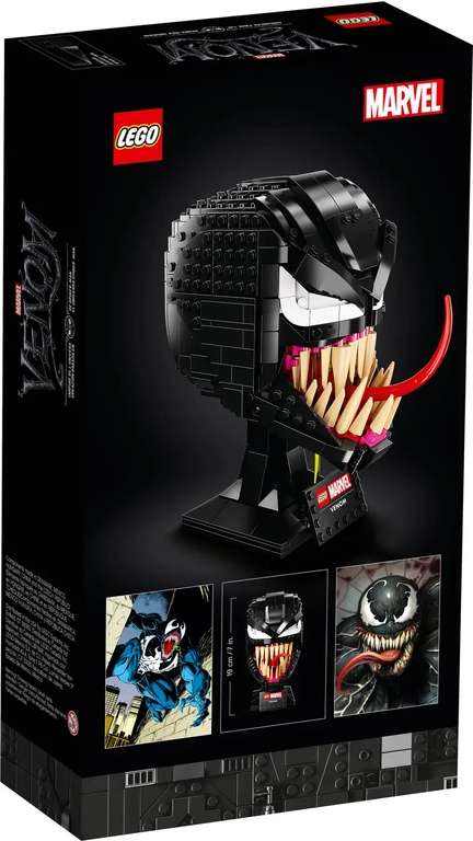LEGO Marvel Spider-Man Venom Mask Helmet Display Set 76187 £45 With Click & Collect @ Argos (Discount At Checkout)