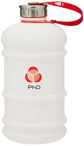 PhD Nutrition 2.2 Litre Water Bottle Jug, Matte White £4.44 @ Amazon