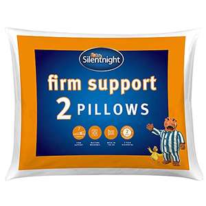 Silentnight Firm Support Pillow Pack of 2 - Side Sleeper Pillows for Sleeping Neck Back Orthopaedic Pain - £11.99 @ Amazon
