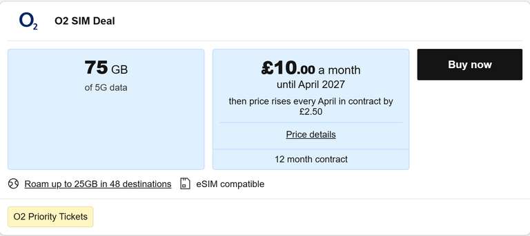 O2 Travelodge O2 Sim Only Deals £7-£10/m 10-75GB Roaming Included – Uswitch at £84.00 ...