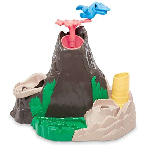 Play-Doh Slime Dino Crew Lava Bones Island Volcano Playset for Children 4 Years and Up