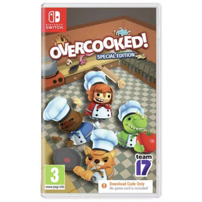 Selected Nintendo Switch Games - 2 for £20 (download code in a box) + Free Click and Collect at Argos