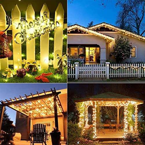 Lezonic Solar String Lights Outdoor, 2 Pack 120LED 12M £11.19 Dispatches from Amazon Sold by DOUBSUN TECH LTD