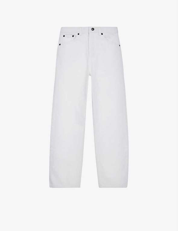 THE KOOPLES Cropped high-rise Straight Jeans - £87.50 + £5 Delivery @ Selfridges