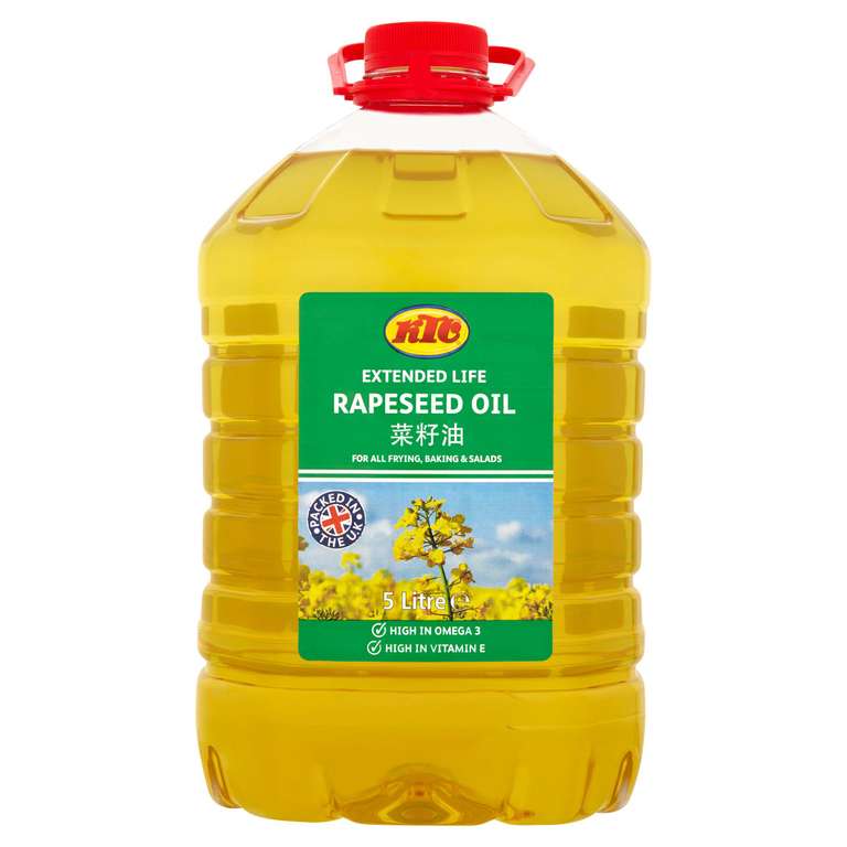 KTC extended life rapeseed oil 5L £8.50 with nectar card @ Sainsbury's