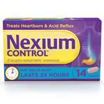 Nexium Control Heartburn and Acid Reflux Relief Tablets, 14 Count - £5.60 / £5.32 or less with subscribe & save @ Amazon