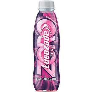 Lucozade Zero Sugar Free Pink Lemonade - 24x380ml £12 (Temporarily out of stock) @ Amazon
