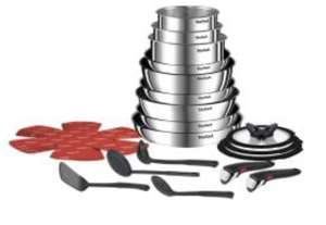 Ingenio Emotion L897SM74 22-Piece Pan Set - Stainless Steel - £165 Delivered (With Code) @ Tefal